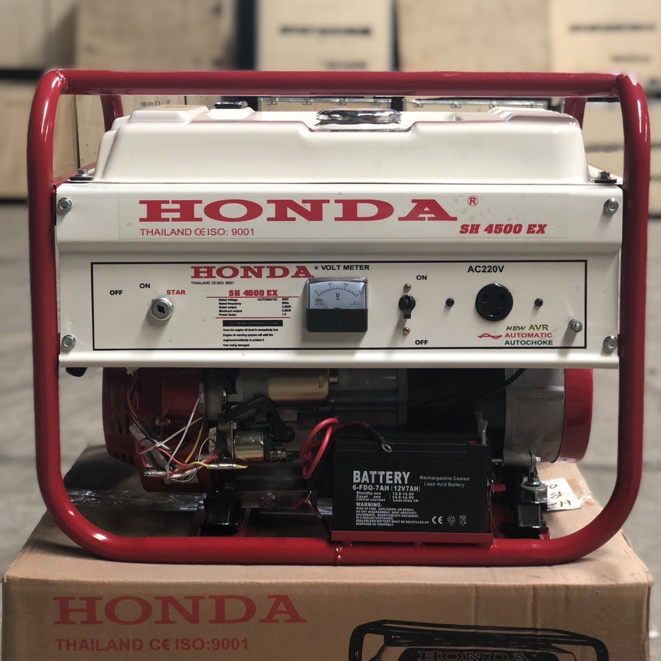 Máy Phát Điện Honda 3.5kw SH4500EX Chạy Xăng Đề Nổ