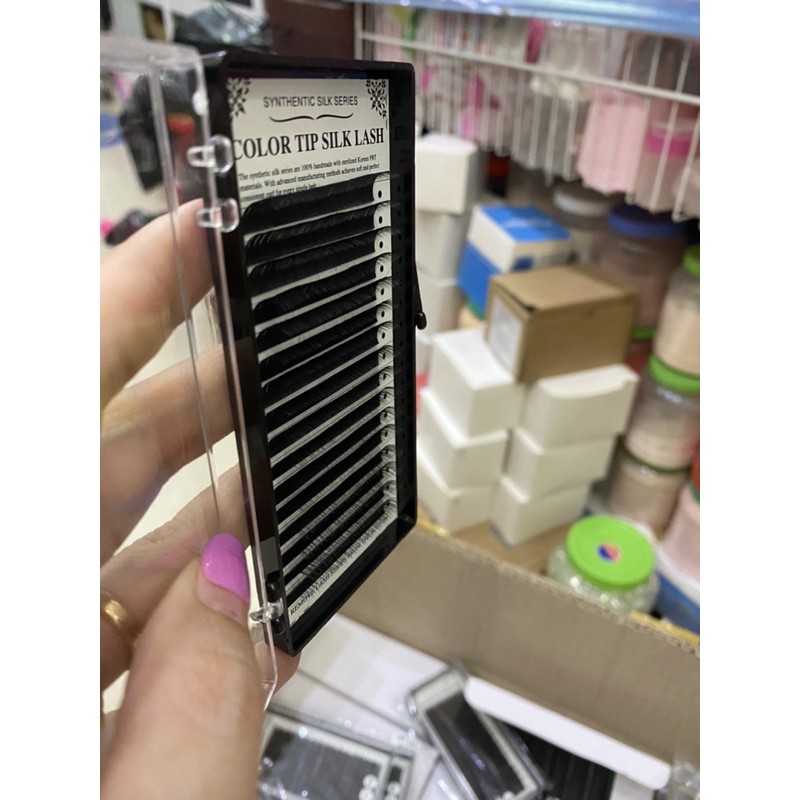 Mi color tip silk lash 16line
