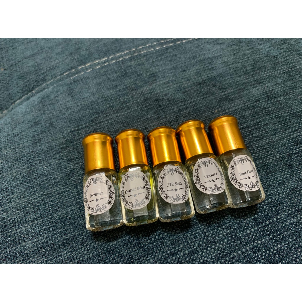 [CHÍNH HÃNG] Tinh dầu nước hoa Dubai thiết kế chai lăn mini dùng thử 3ml dành cho nam