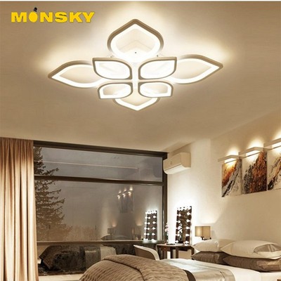 Đèn trần 8,6, 12 cánh MONSKY MUNDO hiện đại tiết kiệm năng lượng 3 màu ánh sáng điề khiển từ xa