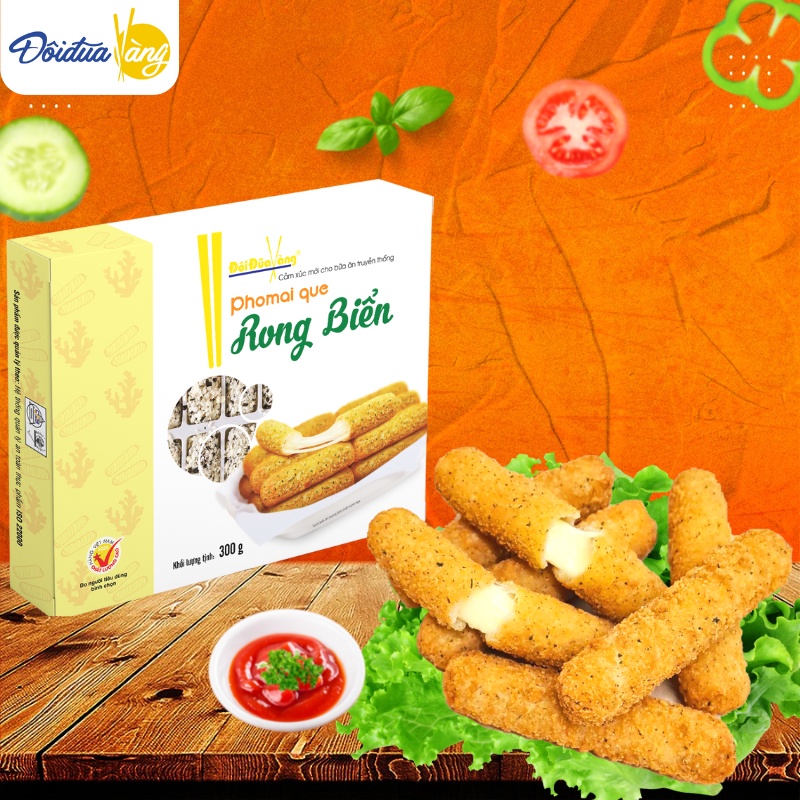 Phô mai que rong biển Đôi Đũa Vàng thơm ngậy bổ dưỡng 300g