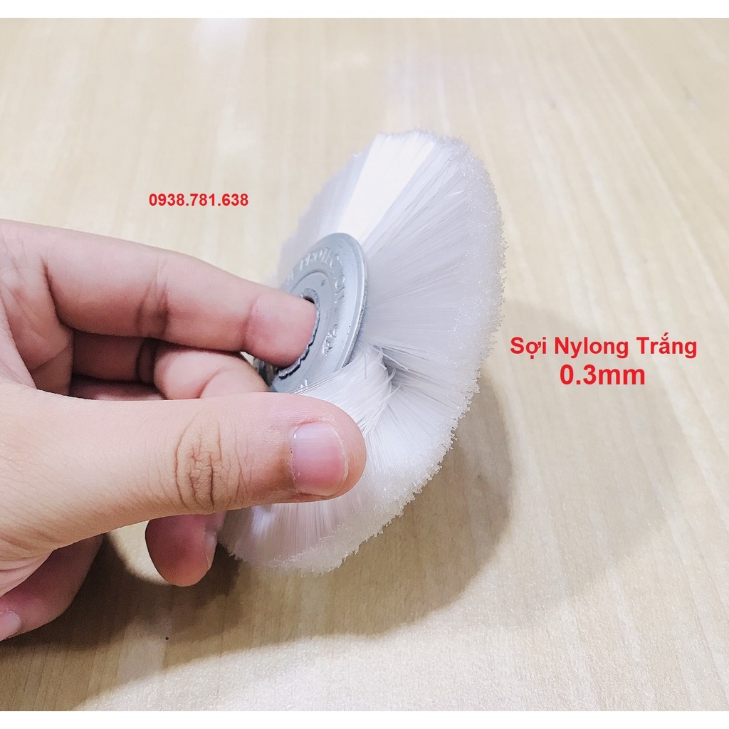 Bánh Cước Nylong Trắng 100X16X16