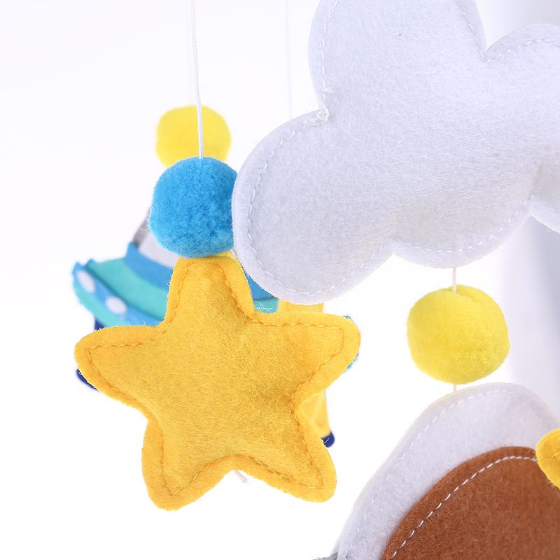 Đồ Chơi Chuông Gió Lục Lạc Di Động Hình Đám Mây Ngôi Sao Trang Trí Phòng Ngủ Cho Bé