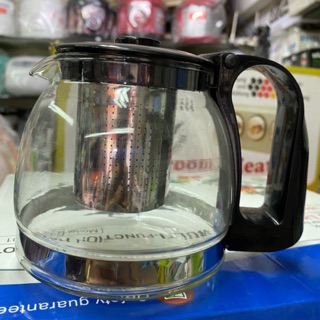 Ấm thủy tinh bé 800ml pha trà có lọc inox