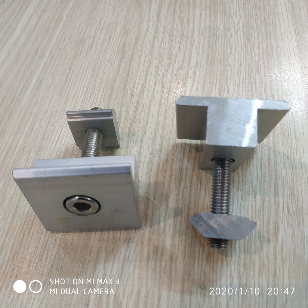Bát Kẹp biên bìa tấm pin mặt trời 40mm - End clamp solar panel 40 | BigBuy360 - bigbuy360.vn