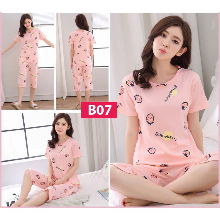 Đồ Bộ Mặc Ở Nhà Nữ - Bộ Ngủ Nữ Cotton