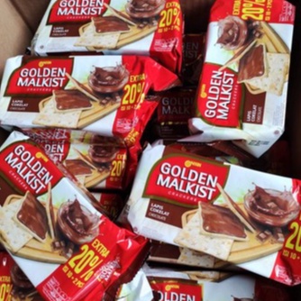 1 Thùng Bánh Crackers Golden Malkist hàng nhập khẩu Indonesia 20 gói