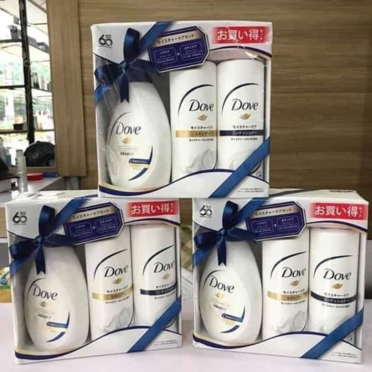 Bộ dầu gội DOVE Set 3 Nhật Bản