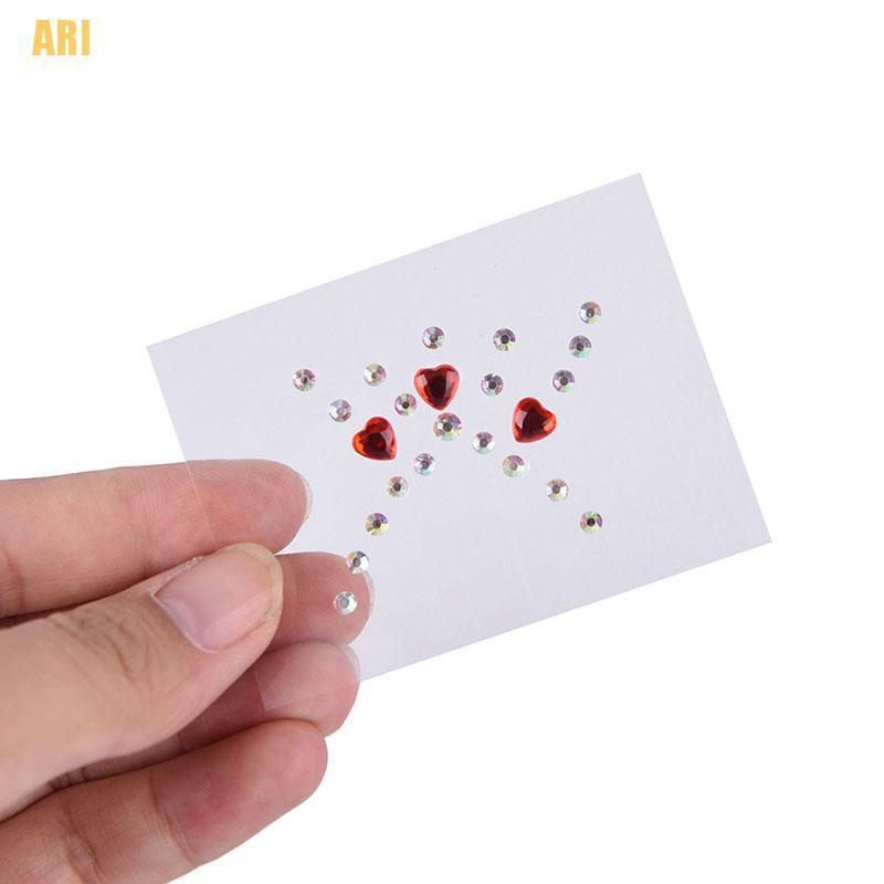 Miếng Dán Hình Xăm Kim Cương Pha Lê Lấp Lánh