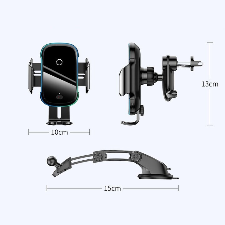 Giá đỡ điện thoại kiêm sạc không dây gắn taplo, cửa gió điều hòa ô tô Baseus - WXHW03