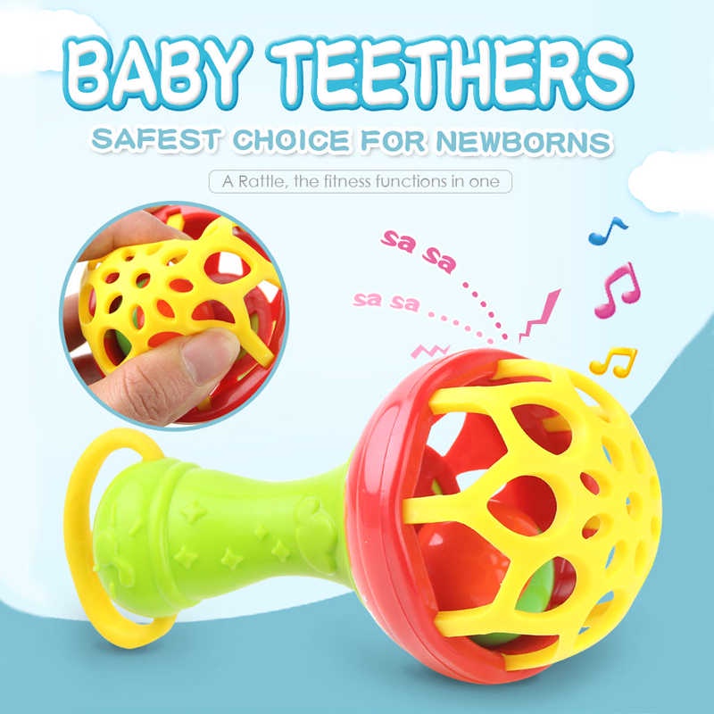 Lục lạc Cho Bé Nhựa ABS Mềm An Toàn