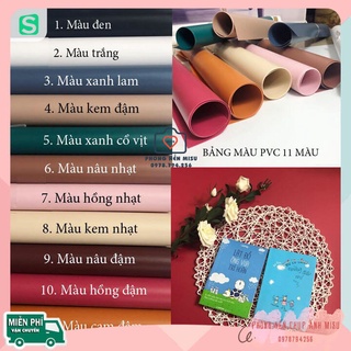 Phông nền nhựa pvc loại dày nhiều size 11 màu hot 2020