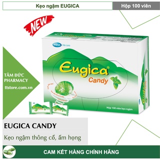 Kẹo ngậm EUGICA CANDY [Hộp 100 viên] - nhập khẩu từ Thái Lan