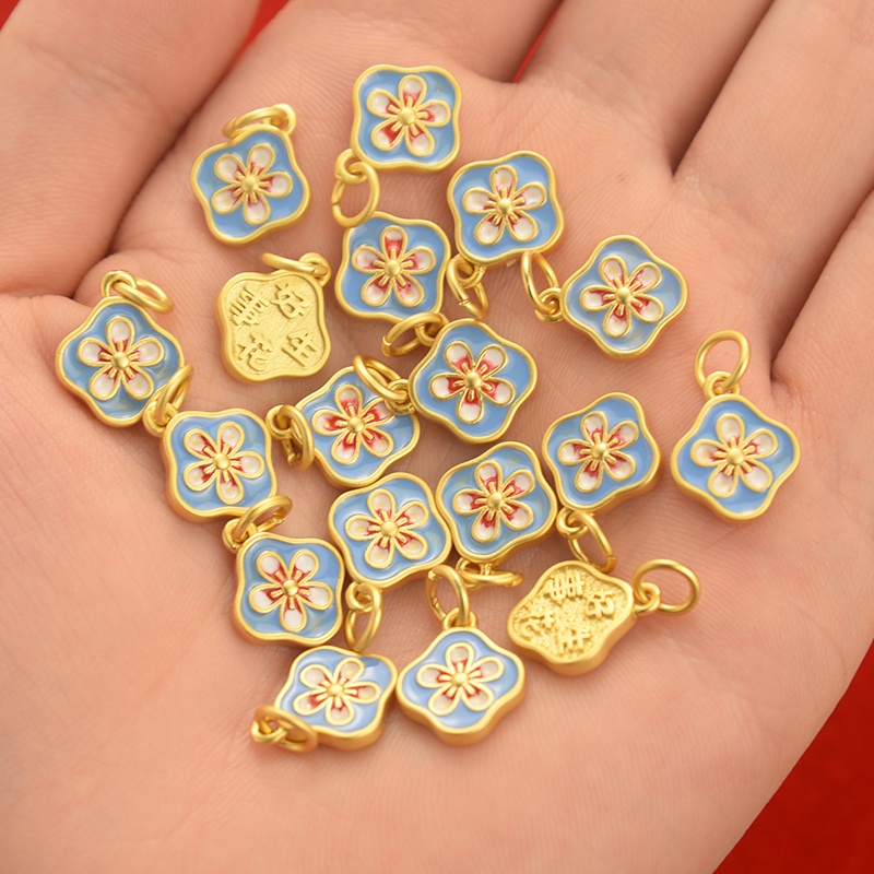 Phụ Kiện Dây Chuyền / Vòng Đeo Tay Màu Vàng Đồng Cổ Điển diy