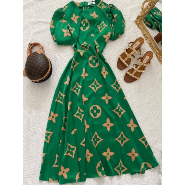 Đầm Cati lụa satin