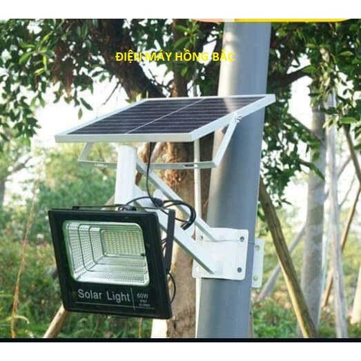 Đèn Năng Lượng Mặt Trời, Đèn LED Solar Light 40W 60W 100W- Đèn LED Sân Vườn Ngoài Trời Công Nghệ Cao