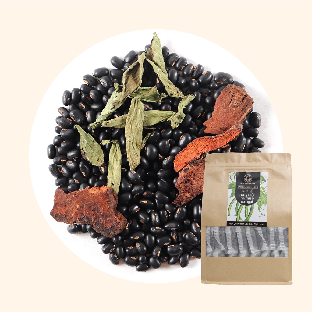 COMBO GIÁ TỐT [289] Trà giải nhiệt- Trà Đậu đen xanh lòng - Cỏ ngọt - Hà thủ ô Hũ 600G + túi 500G (có túi lọc)