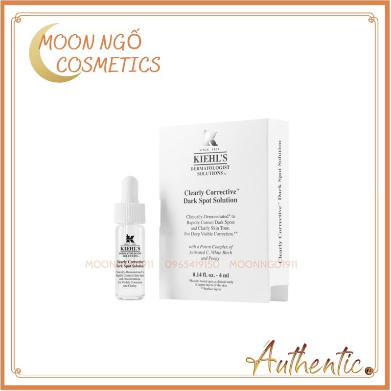 [Mã COS1904 giảm 8% đơn 300K] [Mini] Serum hỗ trợ giảm thâm Kiehl’s Dark Spot Solution 4ml
