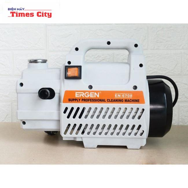 Máy rửa xe ERGEN tự hút nước , súng chỉnh áp lực EN6708