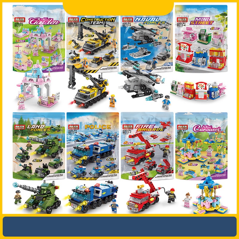 Đồ chơi lego lắp ráp hình máy bay tàu hỏa ô tô motor xe tăng người máy thông minh