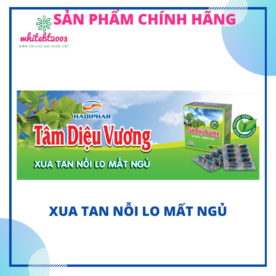Viên uống Tâm Diệu Vương Hộp 100 viên
