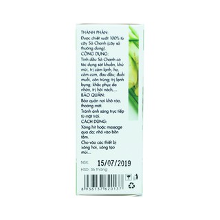Tinh dầu Sả chanh Kim Vui 50ml - có thể dùng kết hợp đèn xông tinh dầu hiệu quả