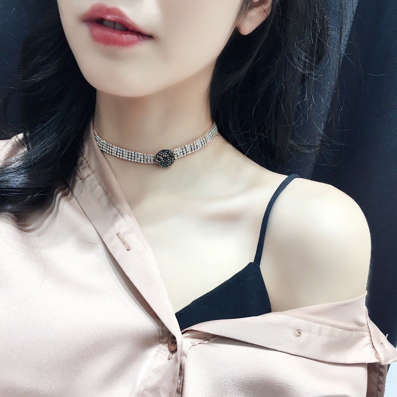 Choker đính đá lấp lánh nhiều mẫu