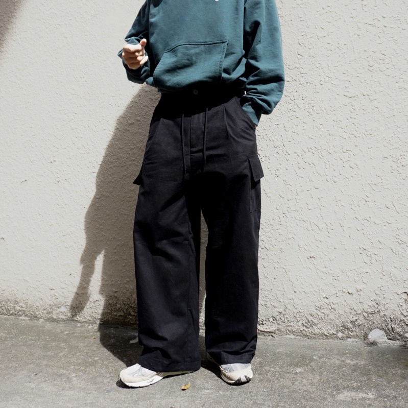 AGOB - QUẦN TÚI HỘP OVERSIZE UNISEX CÓ DÂY