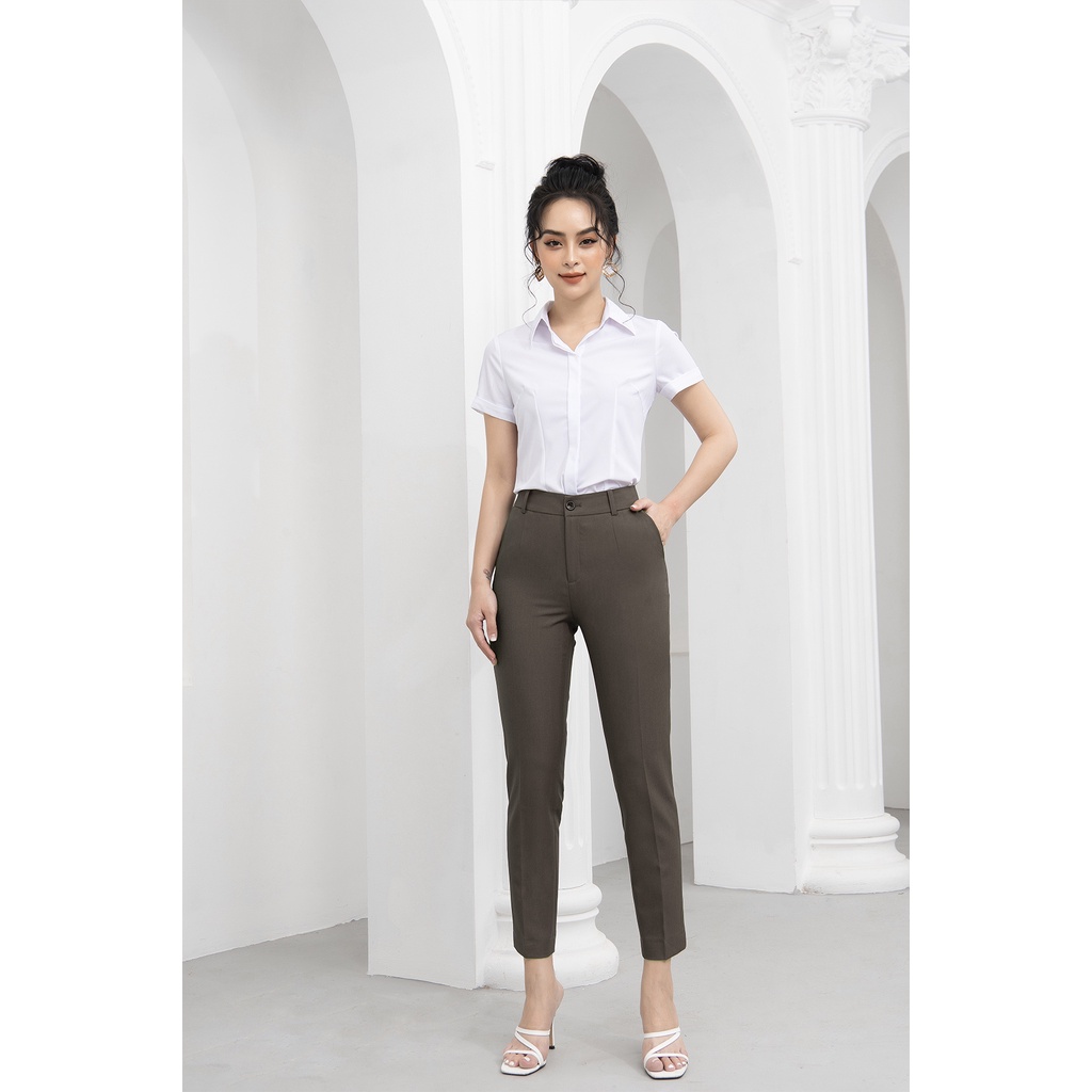 Quần Âu Thiết Kế Dáng Công Sở Luperi LFQD2124 Khóa Trước 1 Cúc