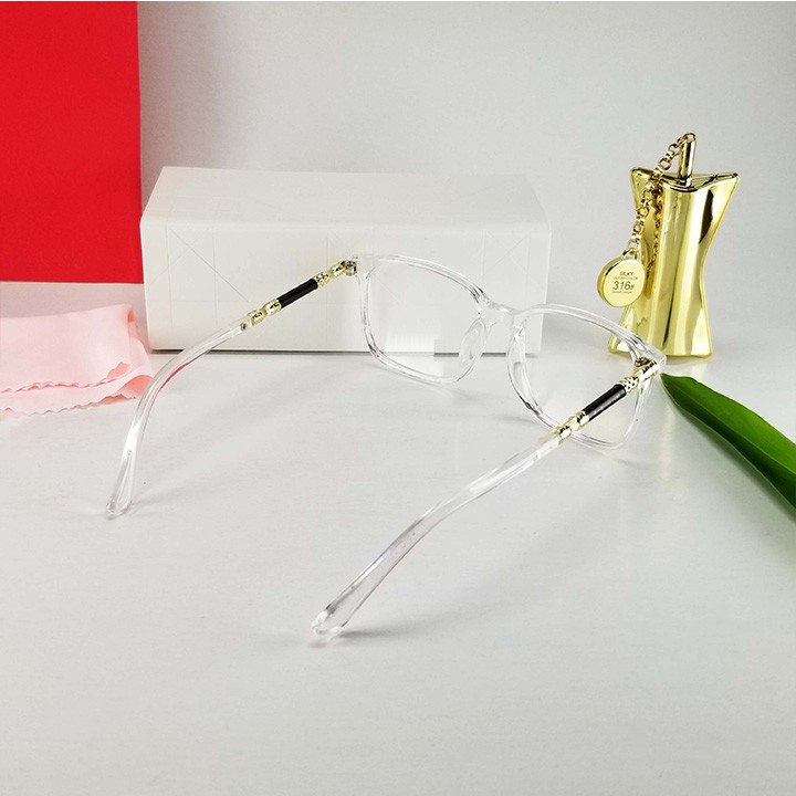 Mắt kính nữ giả cận - Kính đi đêm - Đủ hộp đựng kính và khăn lau kính - Bảo hành 12 tháng