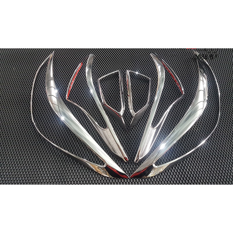 Viền Đèn Pha Hậu Mạ Crom Cho Xe  Hyundai Accent 2018 2019 2020