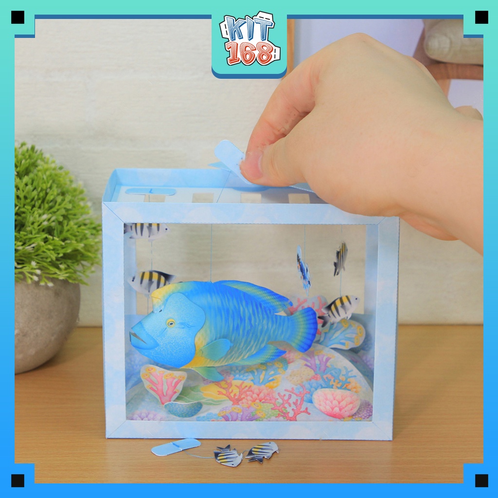 Mô hình giấy động vật Hồ cá Napoleon