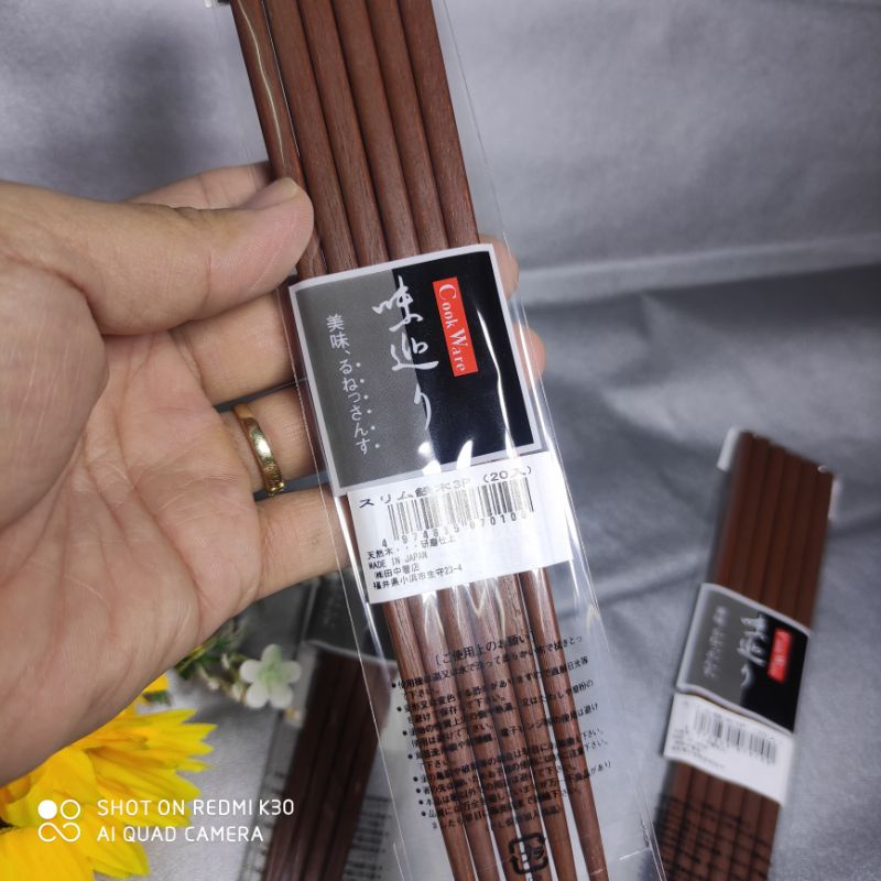 Bộ 3 ĐÔI ĐŨA GỖ DÙNG SHUSHI NHẬT BẢN CAO CẤP