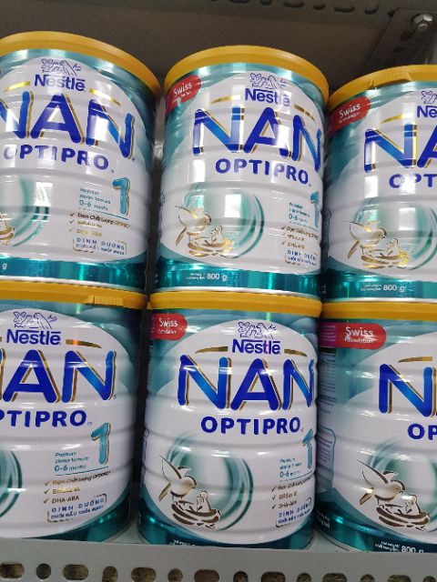 Nan Optipro 1,2 (400g)_ 1,2,3,4 (800g)