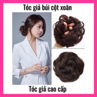 Tóc giả búi cột rối xoăn ✨ tóc giả búi cột ✨❇️freeship ❇️