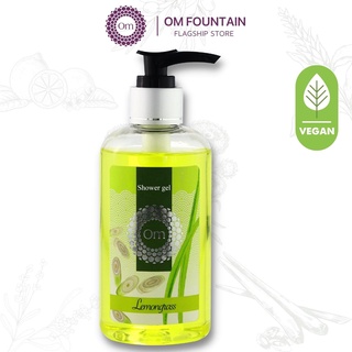 Sữa tắm Sáng da và ngăn ngừa mụn lưng Tinh dầu Sả chanh 250ml - Om Fountain