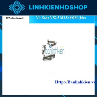 Vít xoắn vx2.5 m2.5+10mm zin