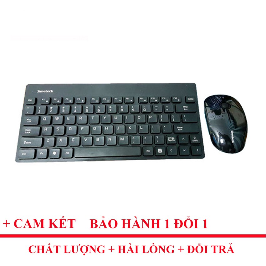 COMBO BÀN PHÍM CHUỘT KHÔNG DÂY SIMETECH SM8900
