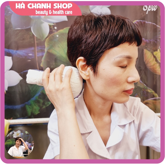 Bóng Chườm Thảo Dược Massage Nắm Thảo Dược Chườm Nóng Thái Cao Cấp 200g Làm Nóng Bằng Tủ Hấp Lò Vi Sóng Chăm Sóc Cơ Thể