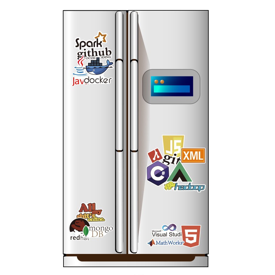 Sticker developer sticker lập trình viên chống nước TooYoo BK00262