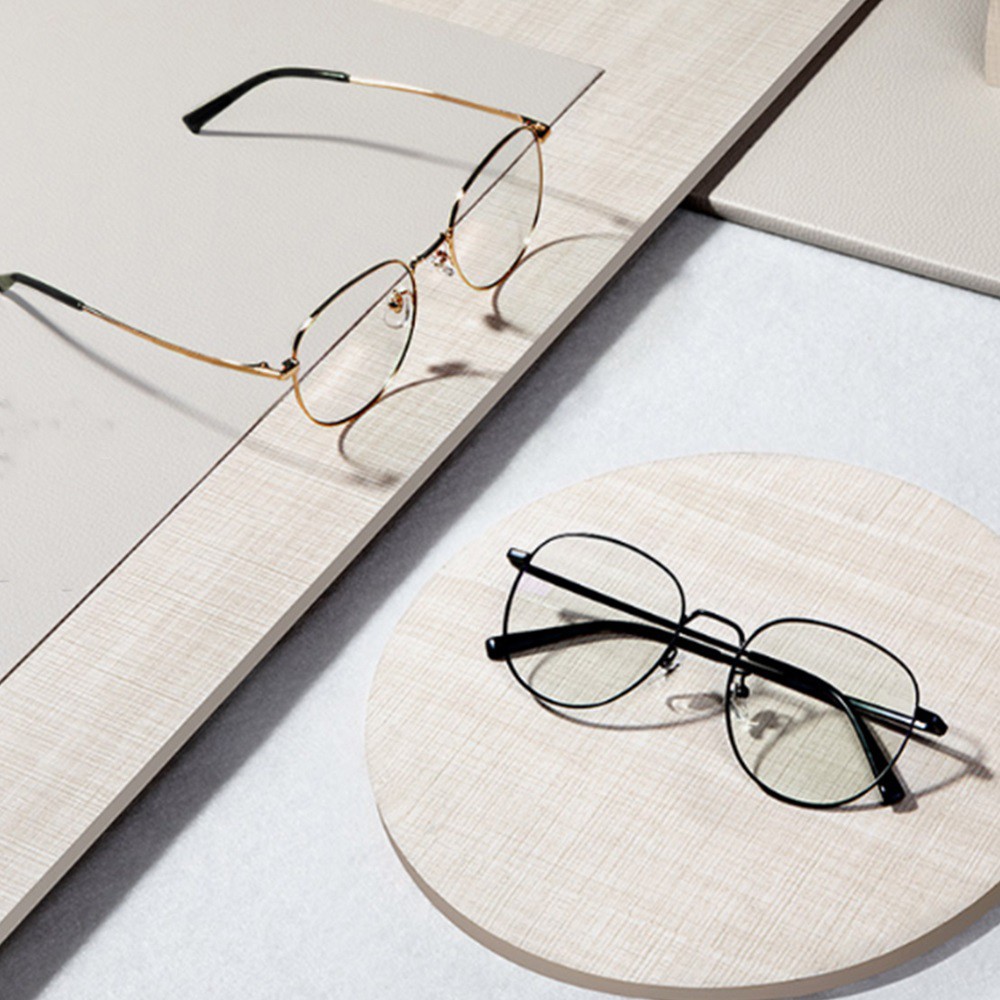 Kính không độ chống ánh sáng xanh XM gọng Titan siêu nhẹ HMJ01RM