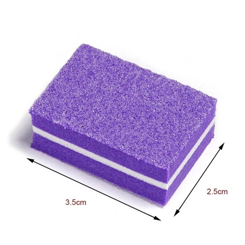 Bộ 5 Cây Dũa Móng Tay Hình Vuông Hai Mặt Nhiều Màu
