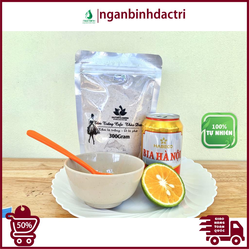 COMBO 1 GÓI TO Ủ TRẮNG CAFE (dùng cả face và body) . 300gr mới chính hãng