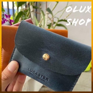 Ví nam da bò thật vintage ví đứng olux