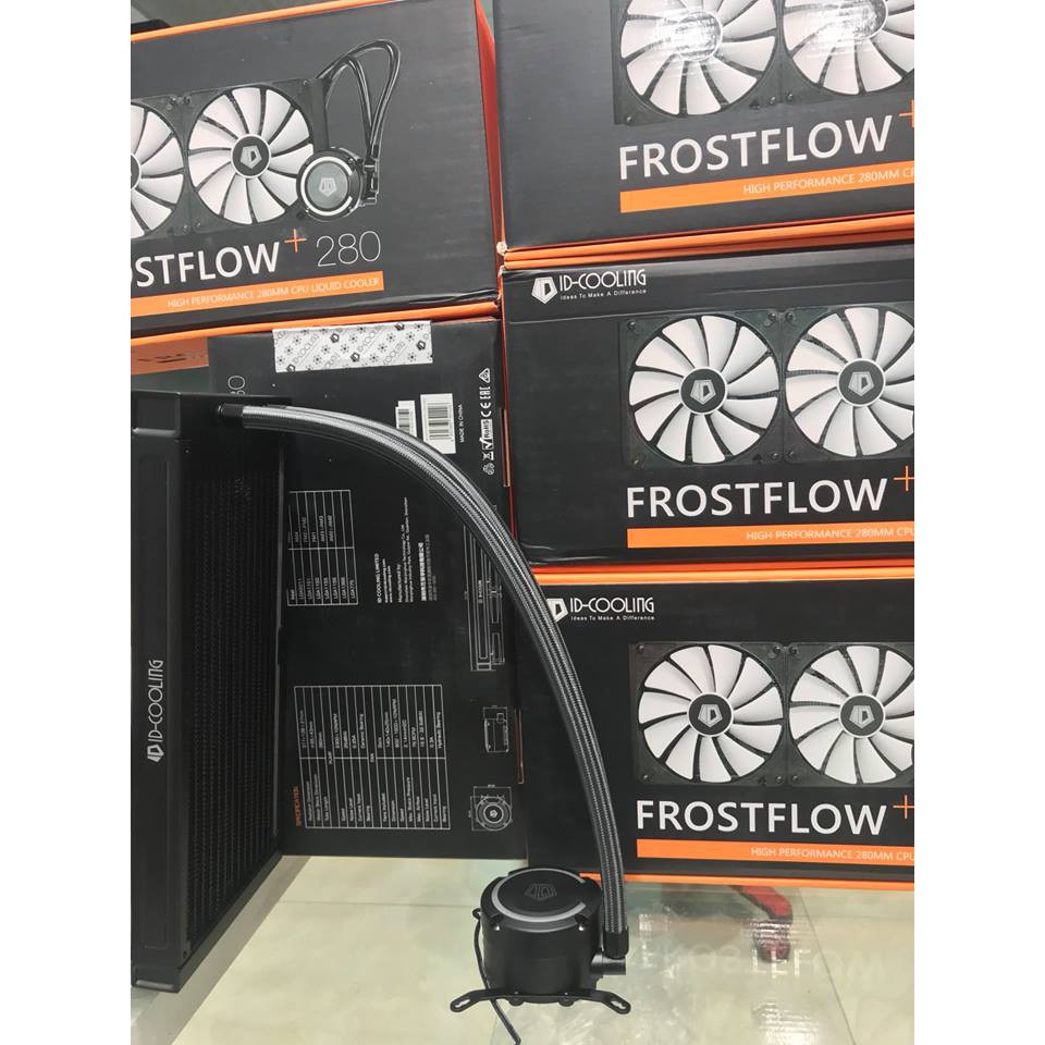 Tản nước ID Cooling FrostFlow 280+ Led Trắng