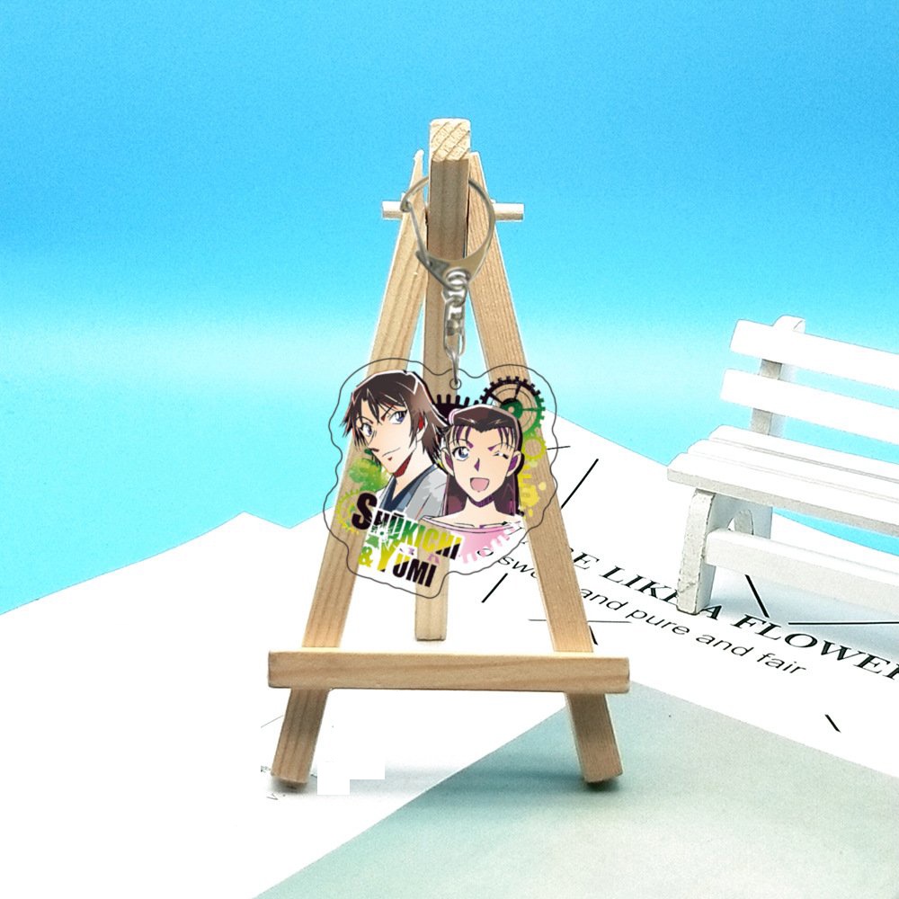 (Mica trong acrylic) Móc khóa THÁM TỬ LỪNG DANH CONAN ver BÁNH RĂNG CƯA Detective Conan anime chibi dễ thương xinh xắn