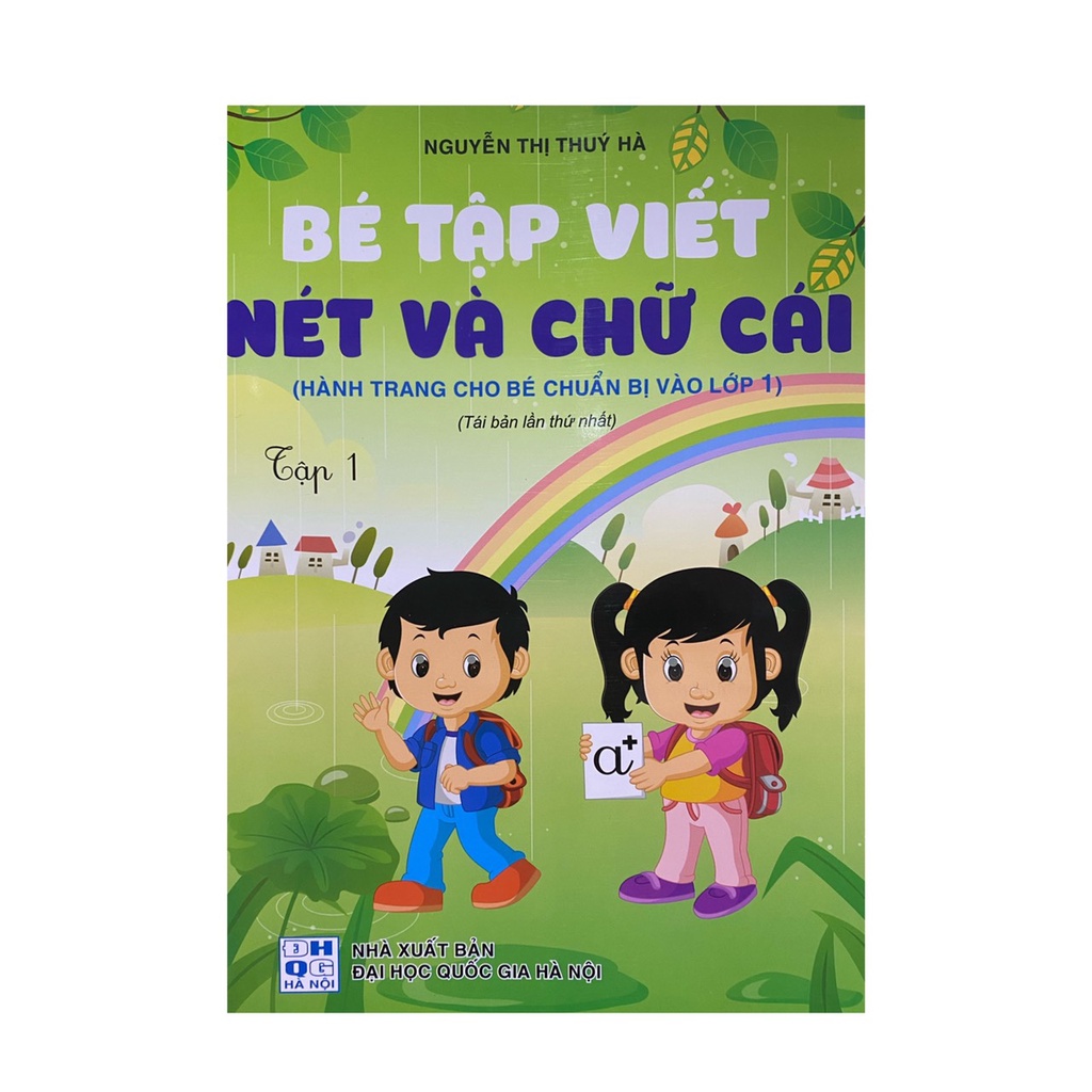 Sách - Bé tập viết nét và chữ cái tập 1