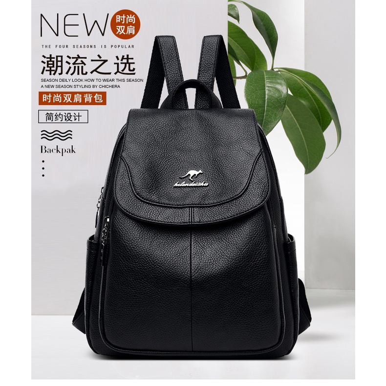 Ba Lô Da Bò Thật Thời Trang 2022 Cho Nữ Trung Niên