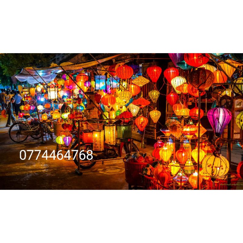 Lồng đèn Hội An size 10cm