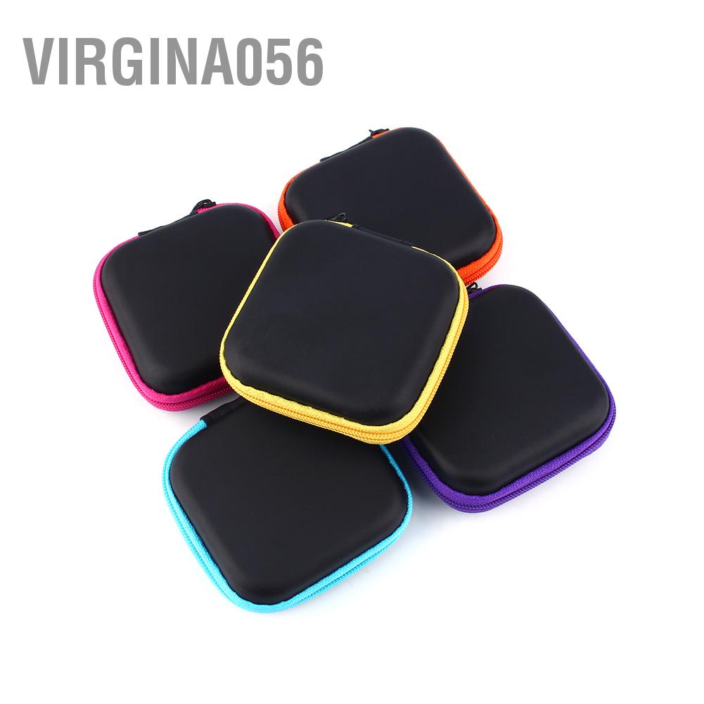 Hàng Hot Hộp cứng Hộp đựng đồ tiện ích Túi đựng cho tai nghe vòng đeo chìa khóa Cáp USB Đường dữ liệu Hàng giao ngayVirgina056